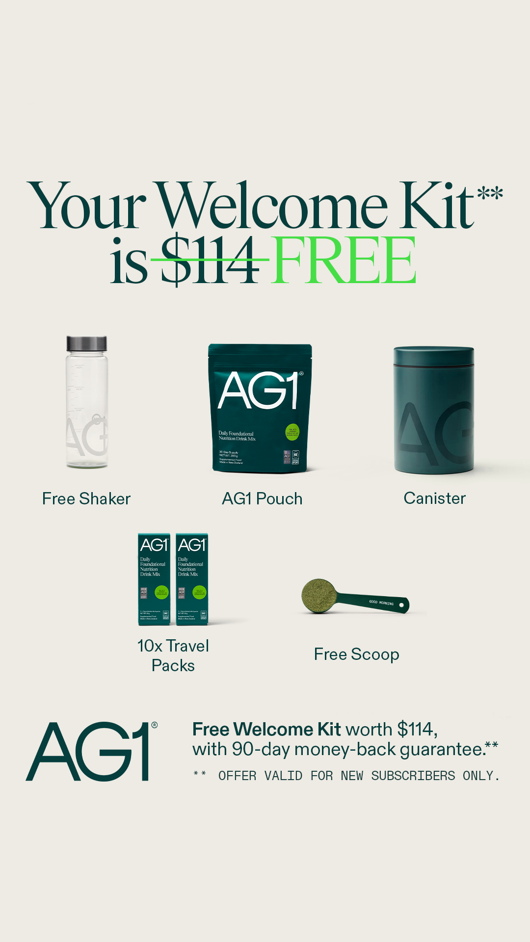 AG1 by Athletic Greens Facebook ad