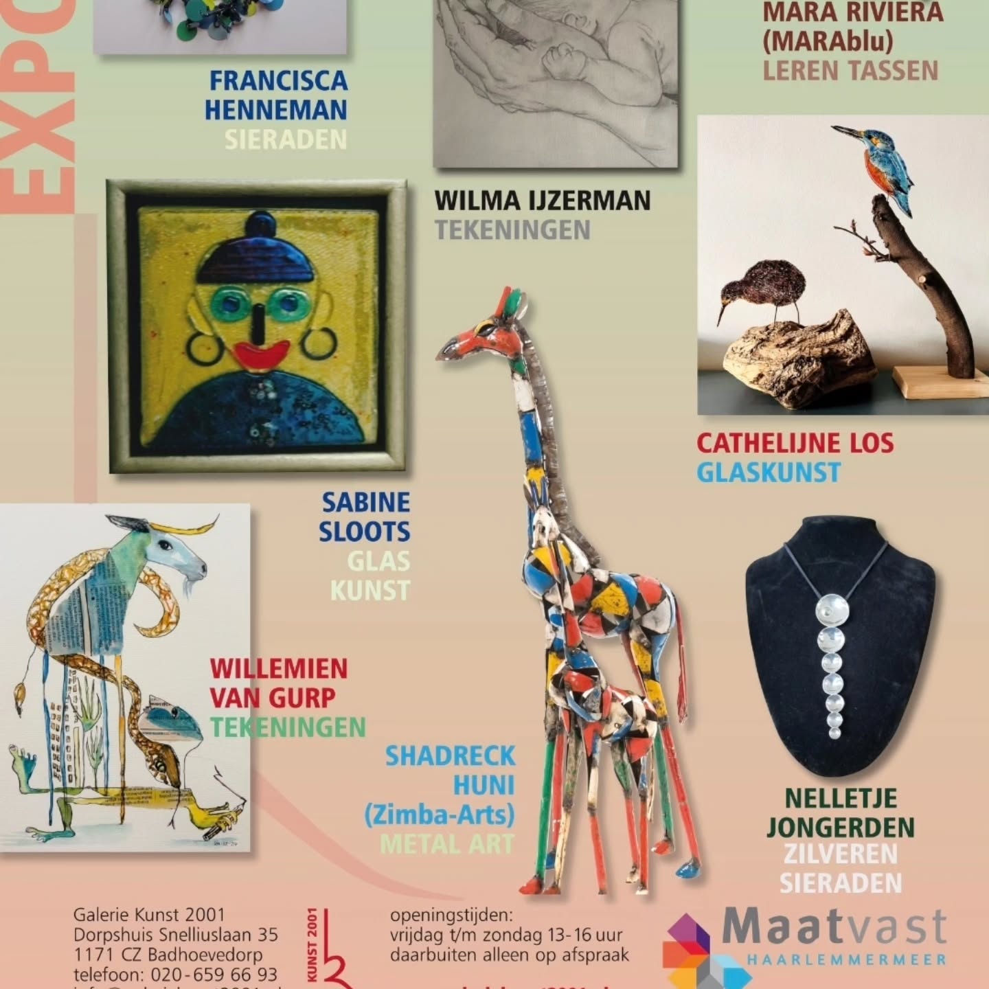 Zimba-Arts Facebook ad: Dutch.
