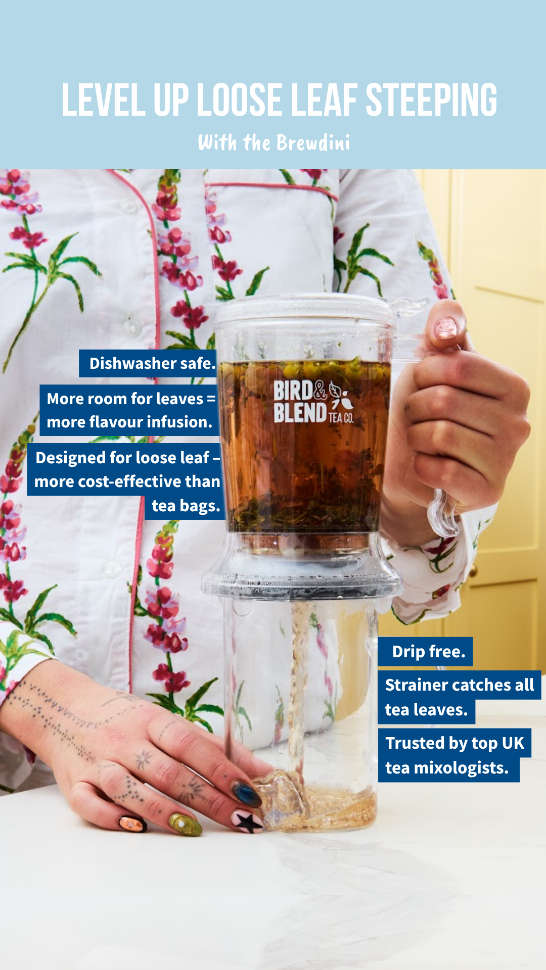 Bird & Blend Tea Co. Facebook ad