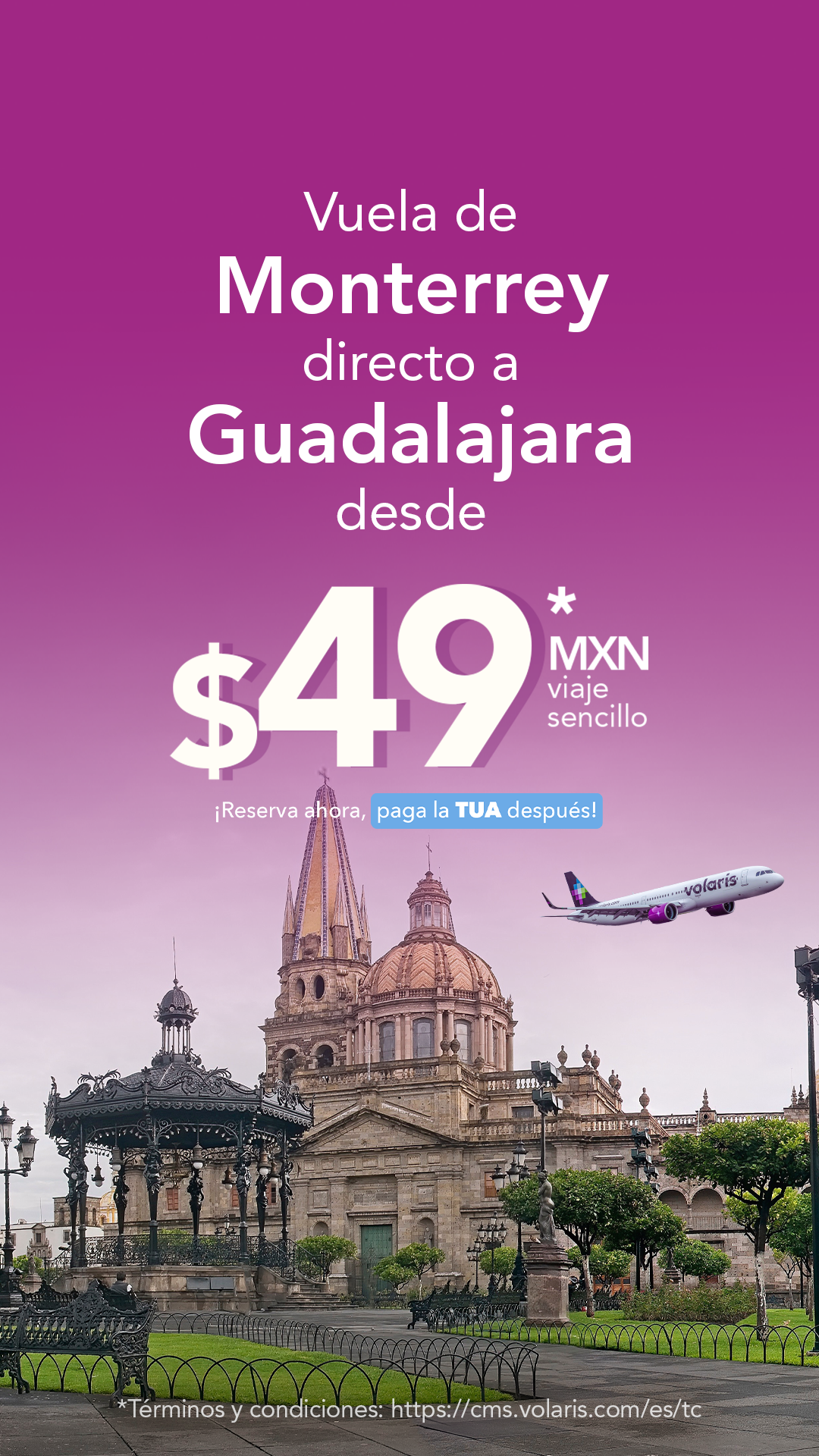 Volaris Facebook ad from Oct 24, 2025