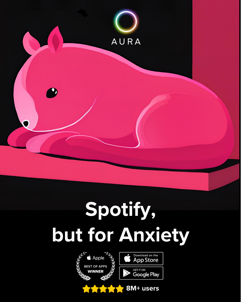 Aura: Find peace every day Facebook ad