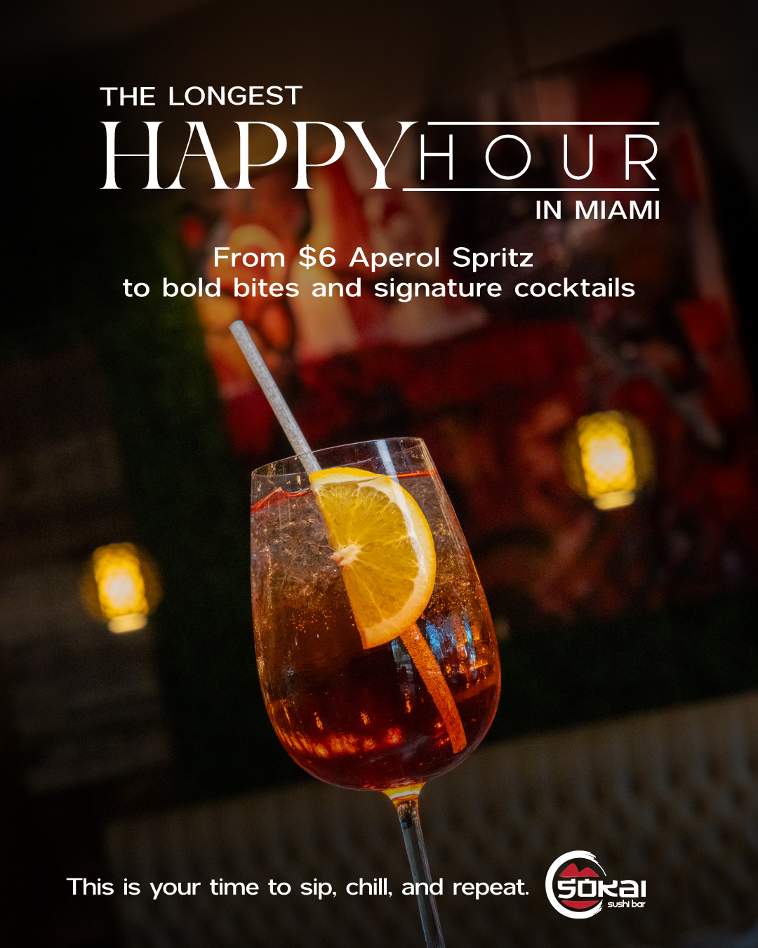 Sokai Sushi Bar Facebook ad