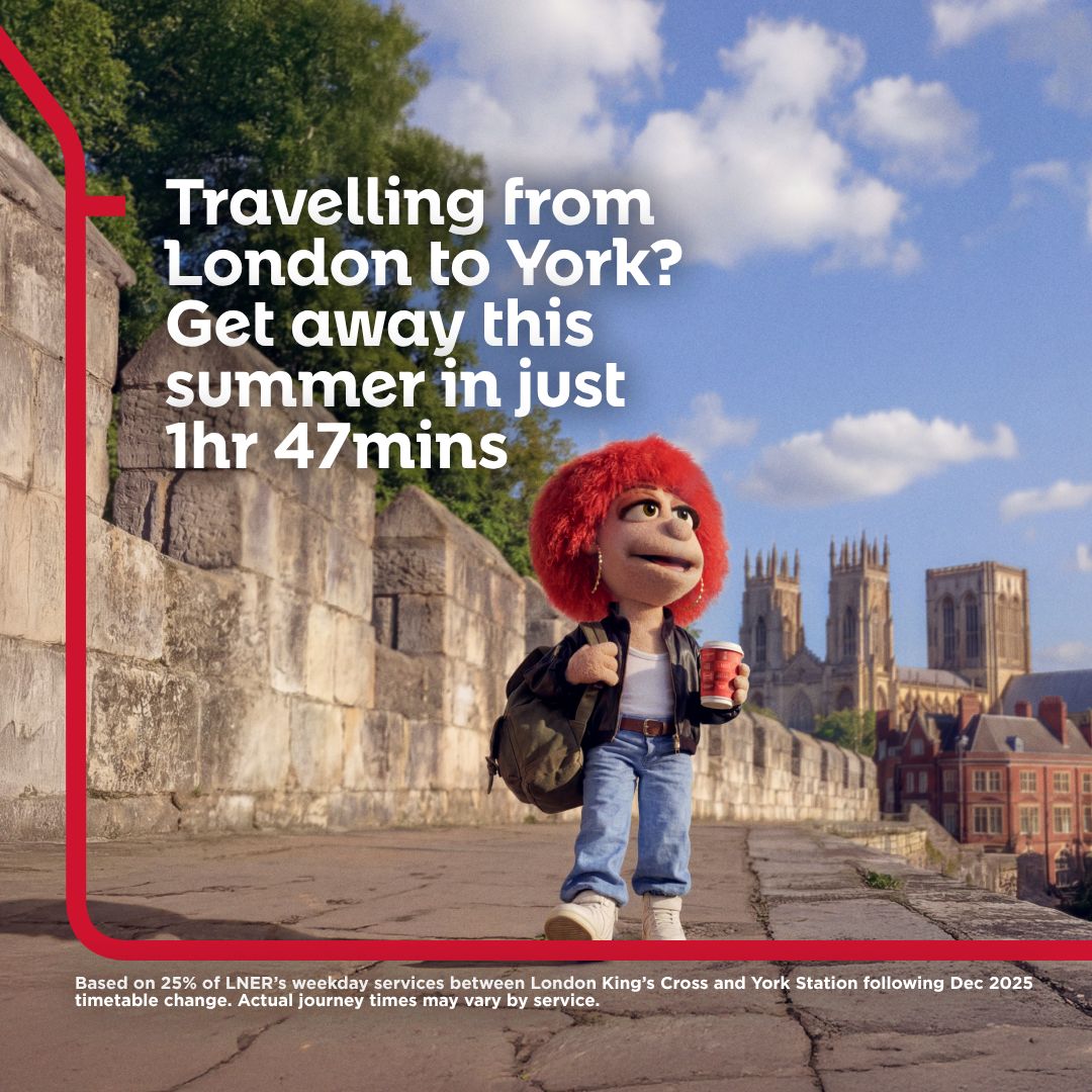 London North Eastern Railway Facebook ad from Aug 27, 2026