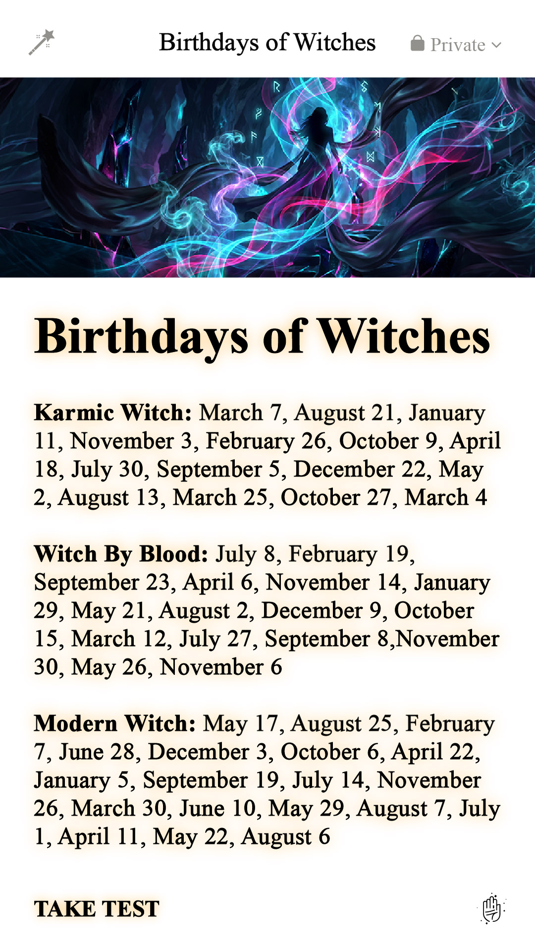Witch Power Guide Facebook ad