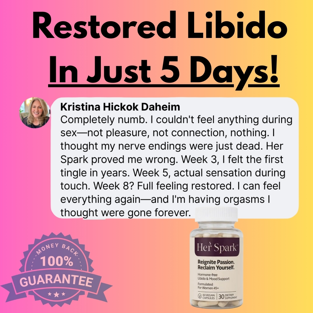 Hersparkco Facebook ad: Clinically Proven to Support Libido in Women 45+