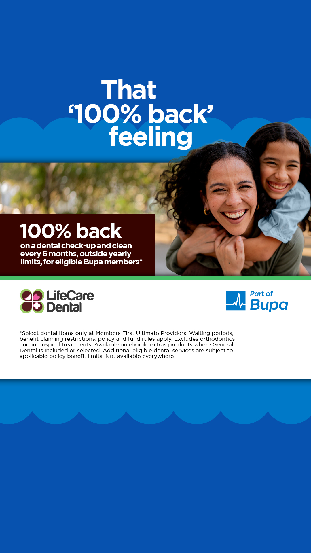 Bupa Australia Facebook ad from Aug 16, 2026