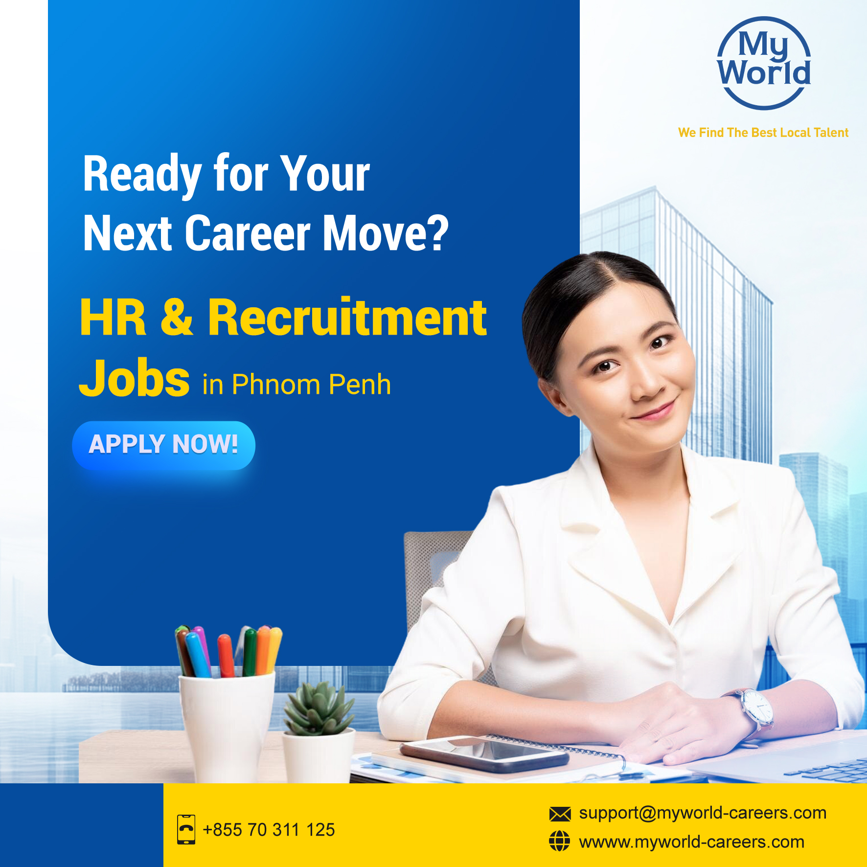 MyWorld Careers Cambodia Facebook ad