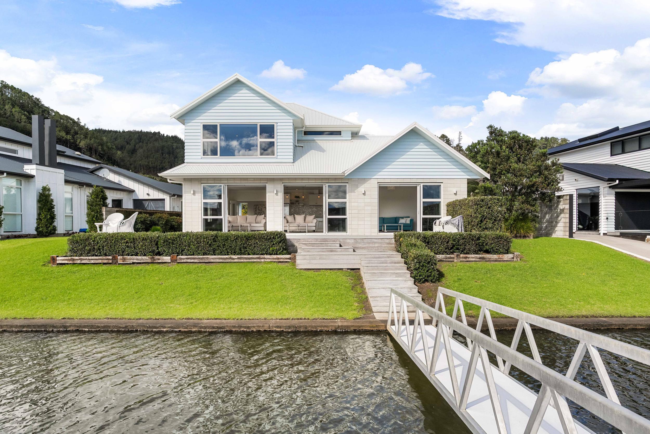 Bayleys Waterfront Facebook ad: Explore Bayleys’ Waterfront Collection, showcasing…