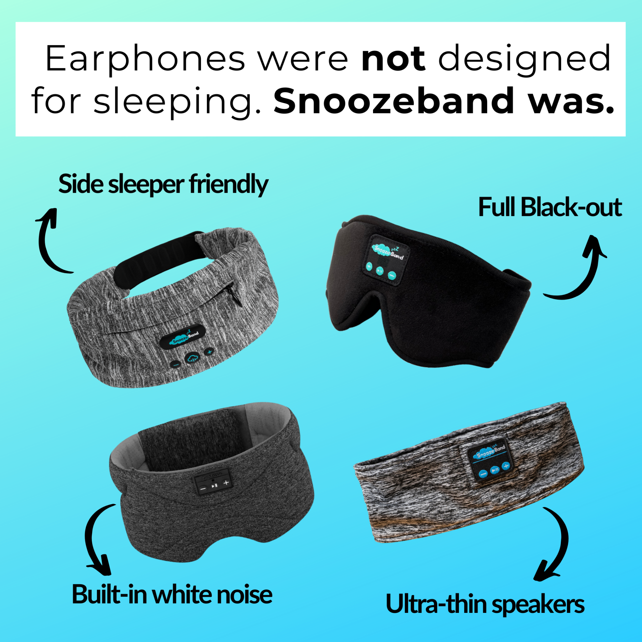 SnoozeBand Facebook ad