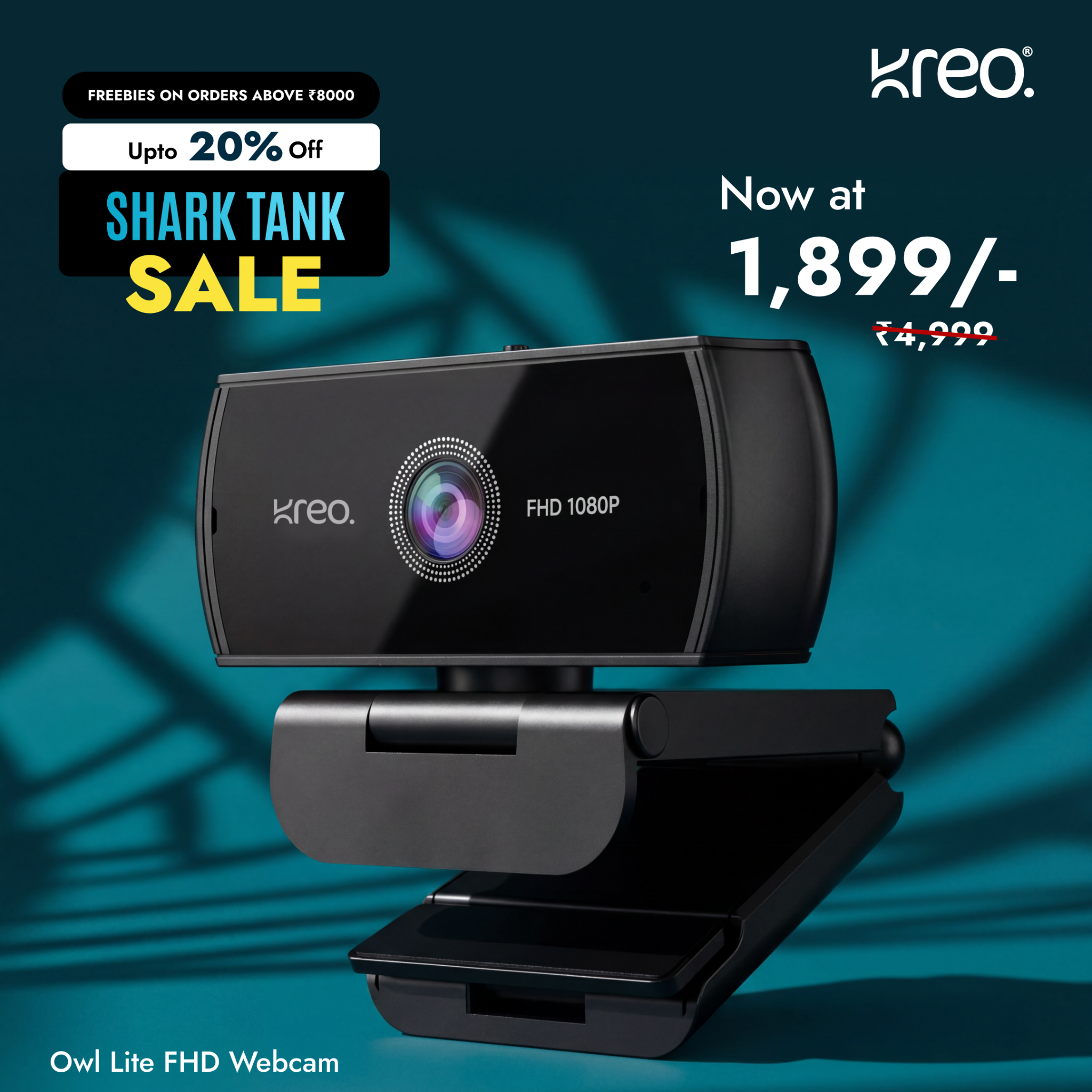 Kreo. Facebook ad: Up to 20% Off, Shark Tank Sale