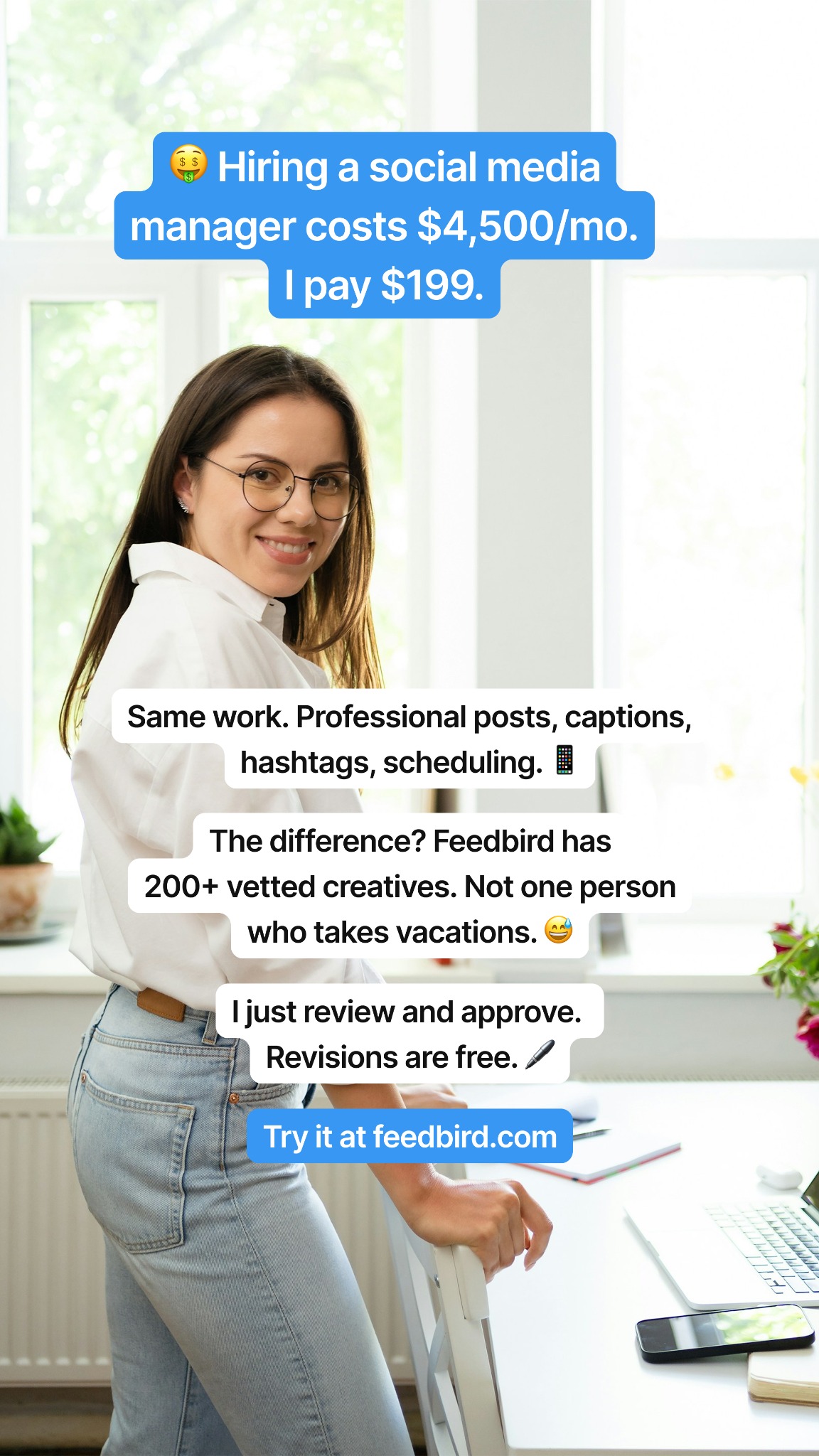 Feedbird Facebook ad
