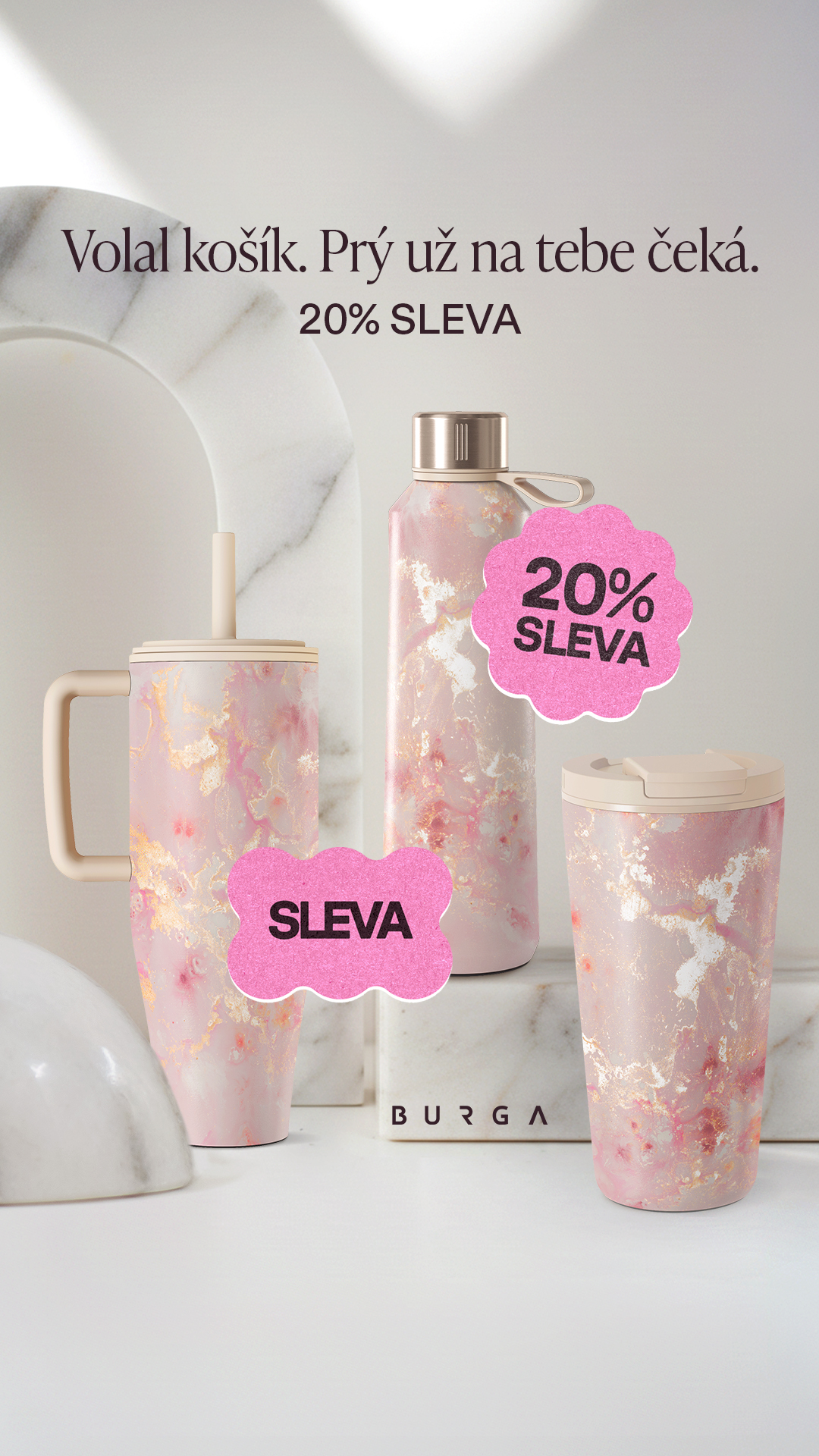 BURGA Czech Facebook ad
