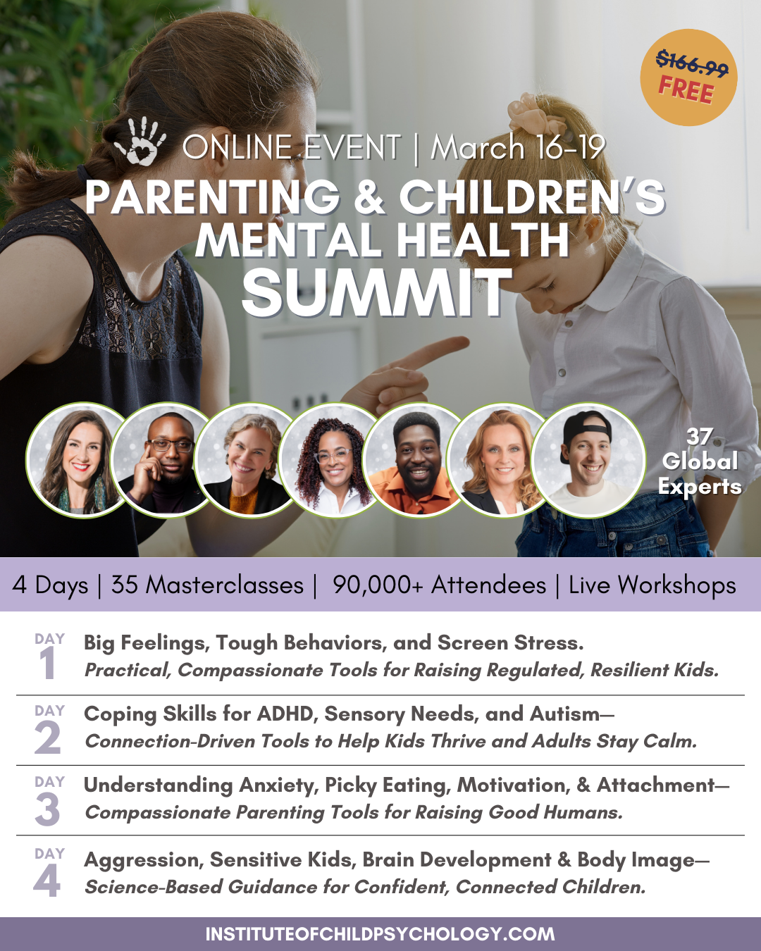 Institute of Child Psychology Facebook ad