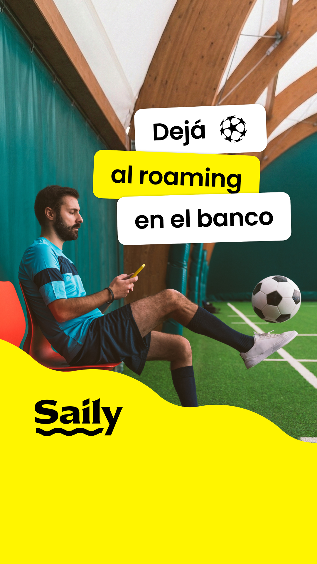 Saily Facebook ad