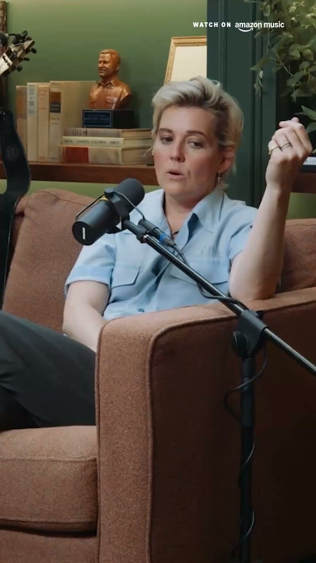Amazon Music Facebook ad: Brandi Carlile gets raw on Armchair Expert.