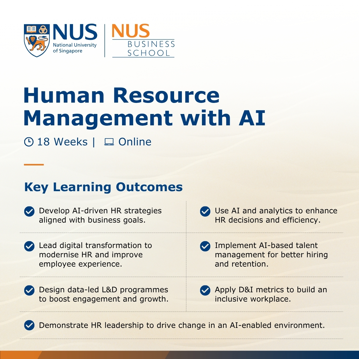 NUS Business School, National University of Singapore Facebook ad