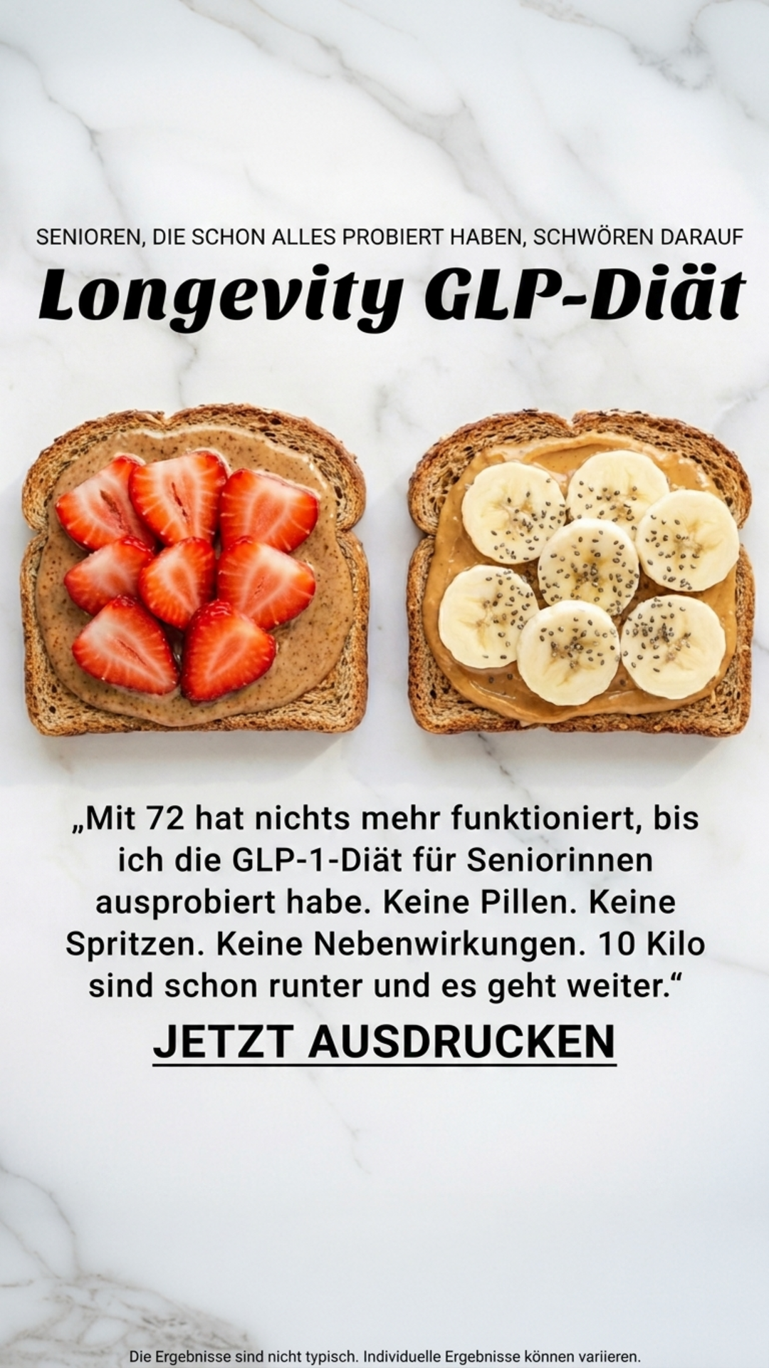 Eat Smart Every Day Facebook ad: Nur 2 Wochen für einen echten Unterschied!