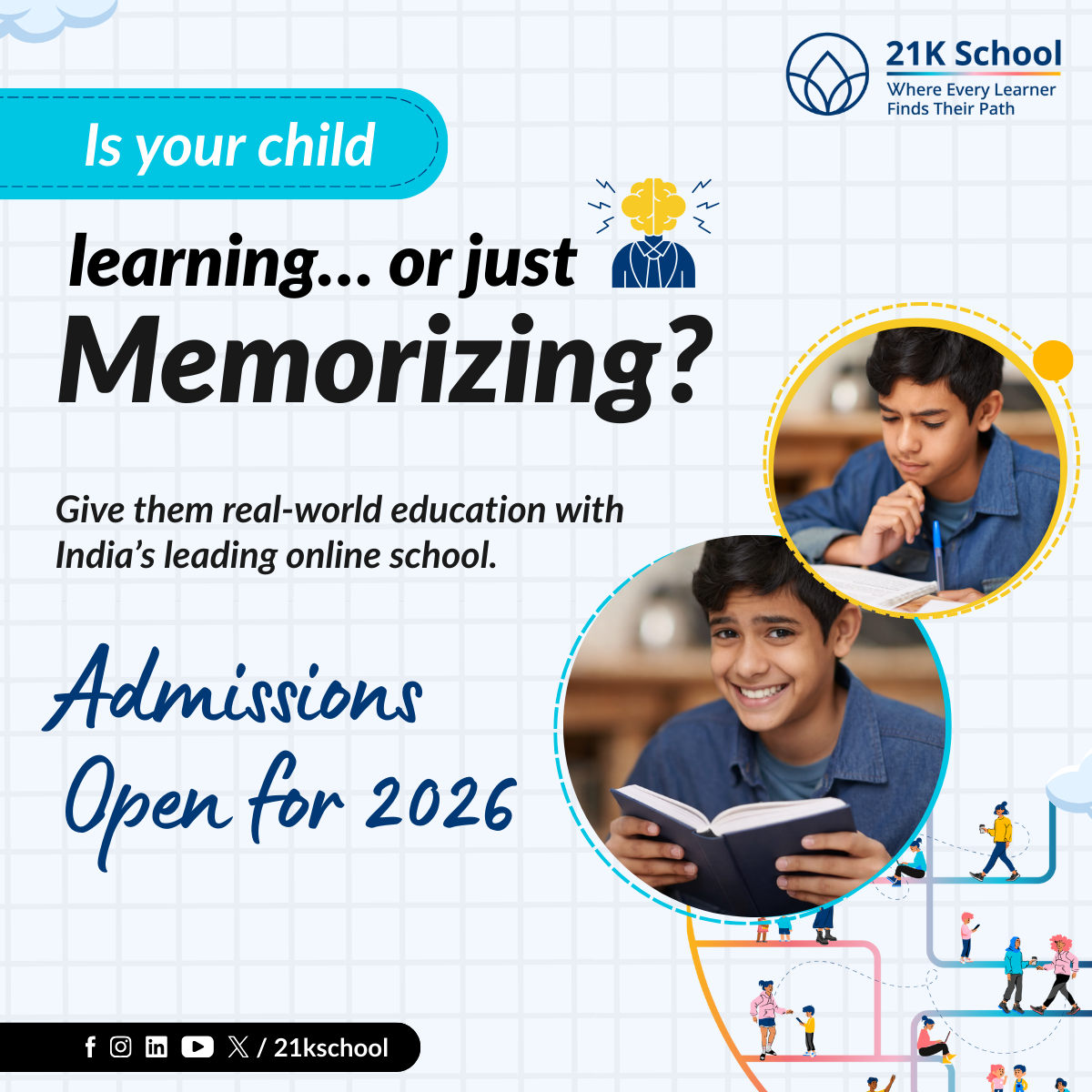 21K School Facebook ad: #AnotherWay to Schooling