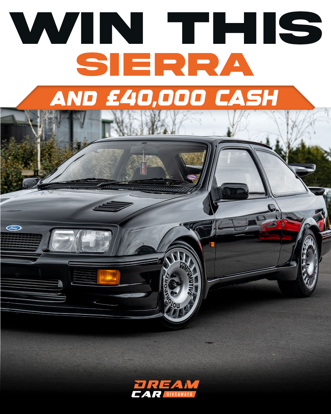 Dream Car Giveaways Facebook ad