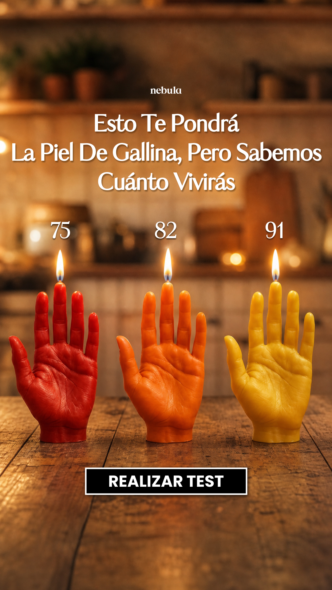 Nebula: Palm Reading Facebook ad