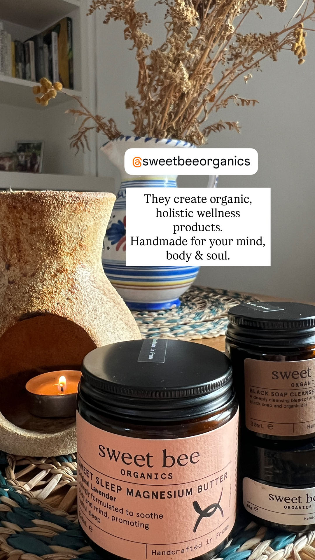 Sweet Bee Organics Facebook ad