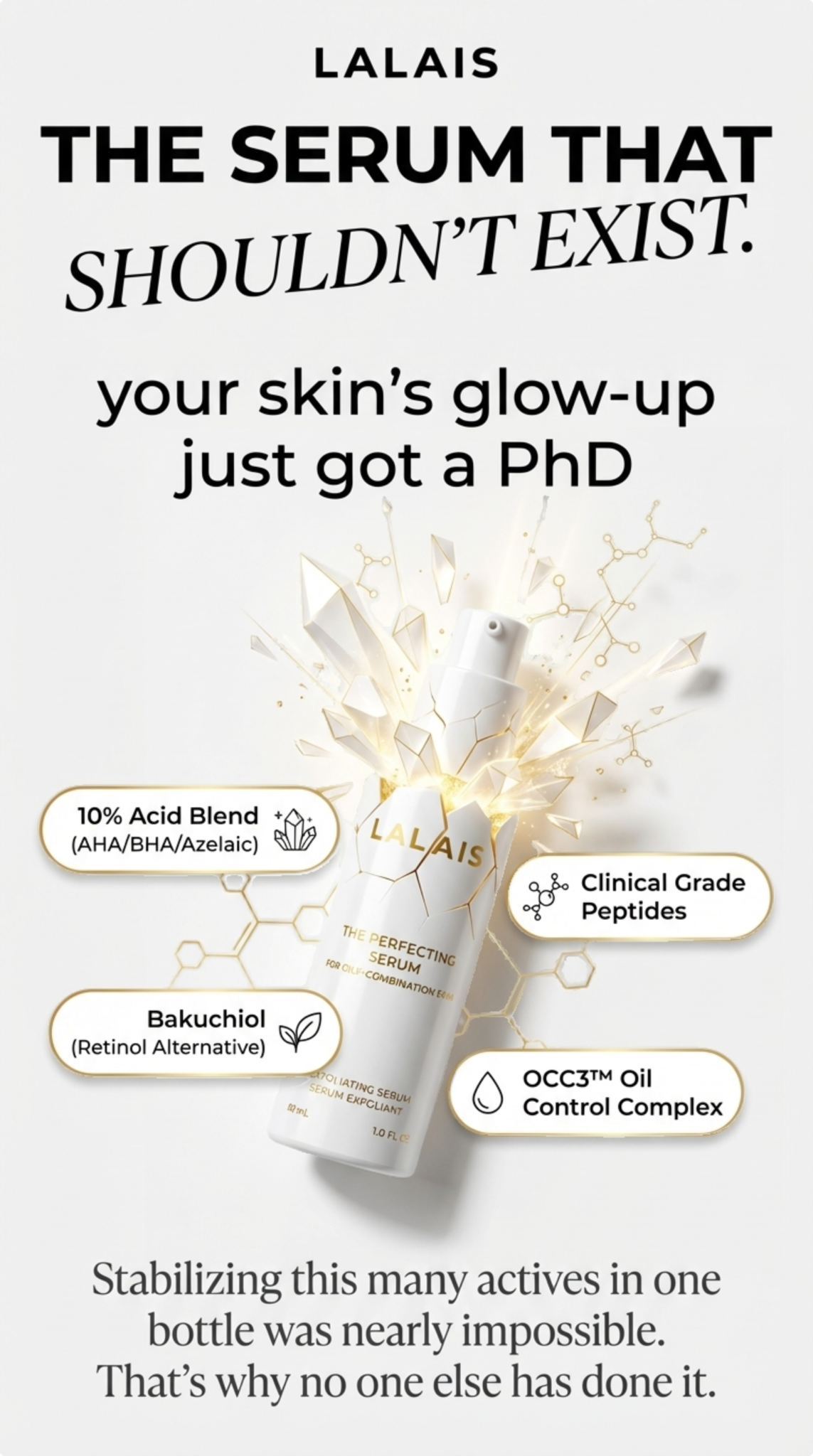 LALAIS Skincare Facebook ad from Feb 5, 2026