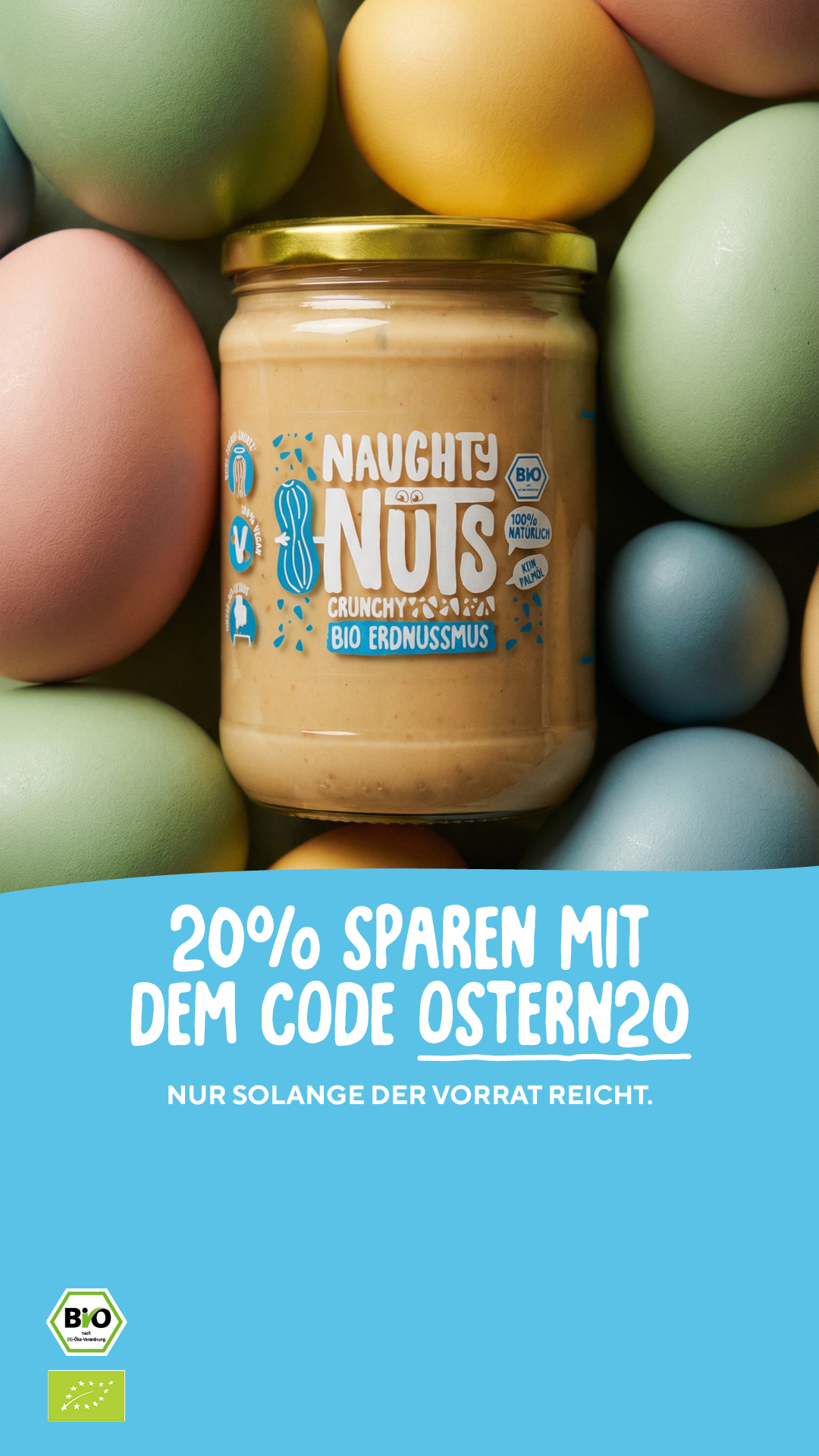 Naughty Nuts Facebook ad from Mar 26, 2026