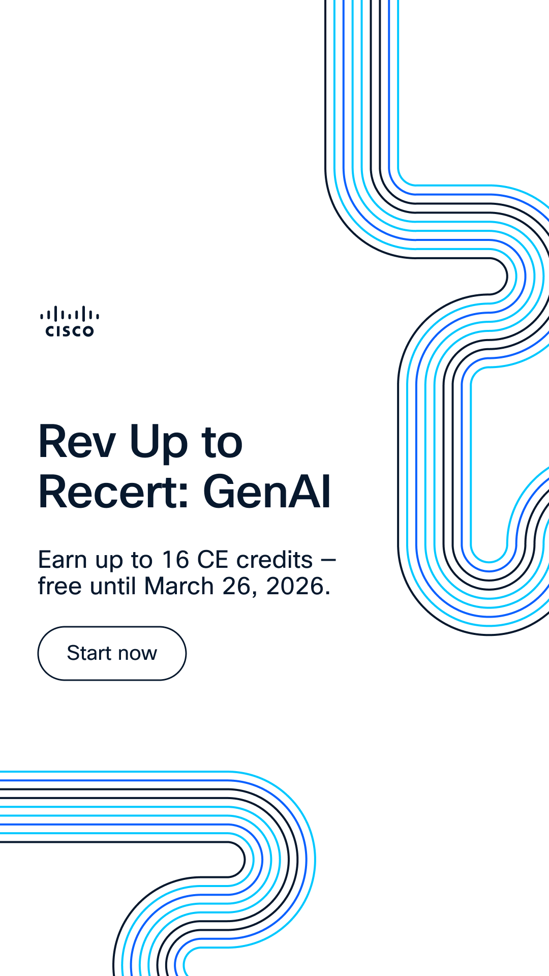 Learn with Cisco Facebook ad