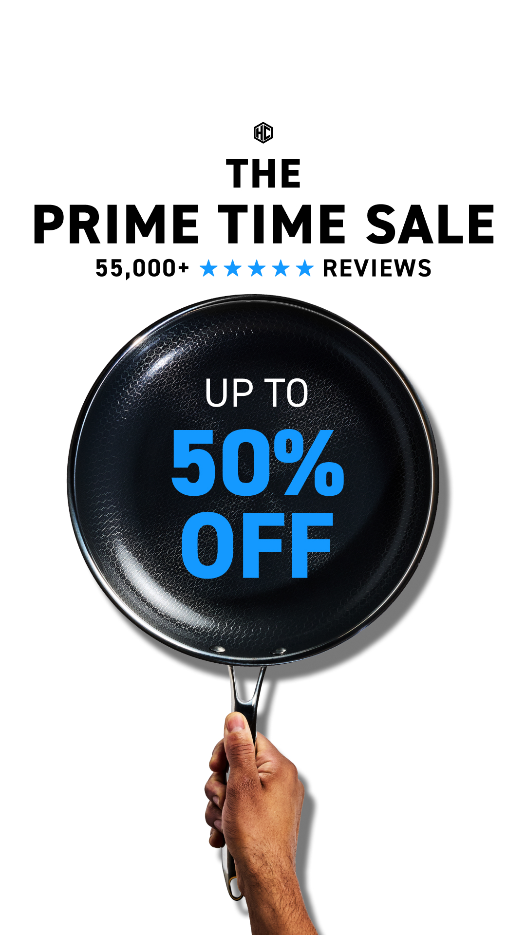 HexClad Facebook ad: SAVE UP TO 50%