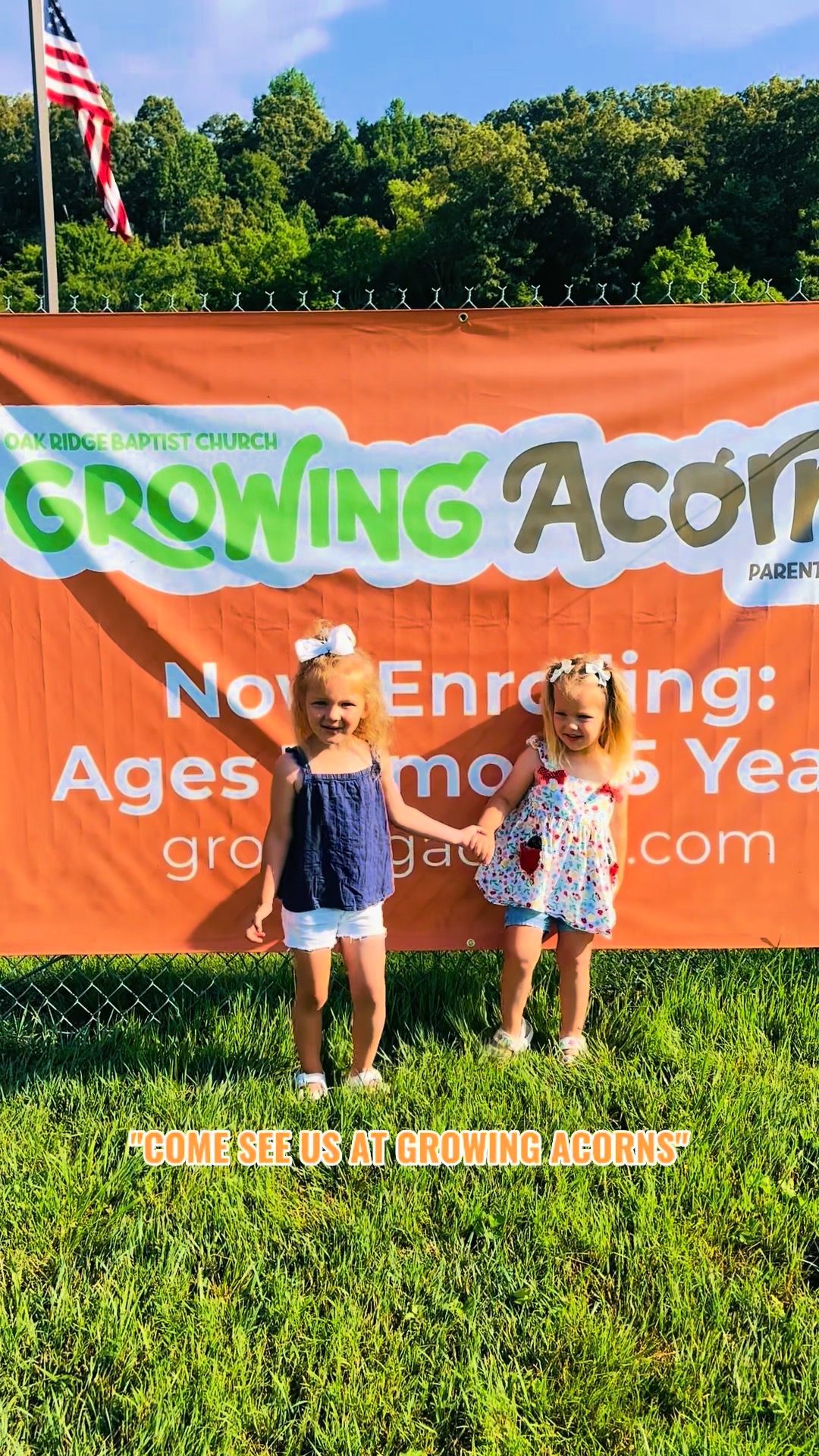 Growing Acorns Parent's Day Out Facebook ad from Jun 21, 2026