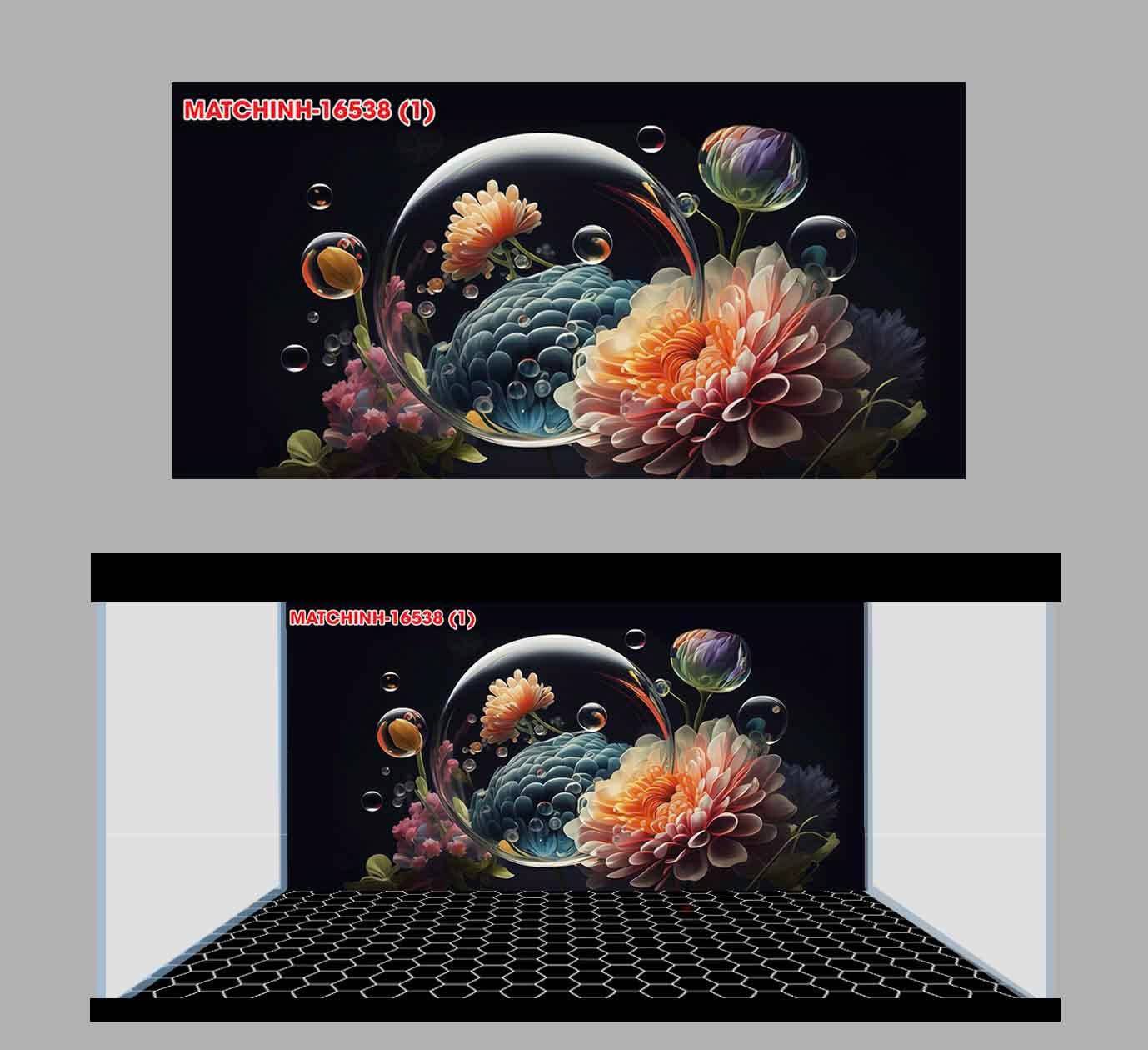 Tranh Hồ Cá 3D - In Nhanh Sài Gòn Facebook ad