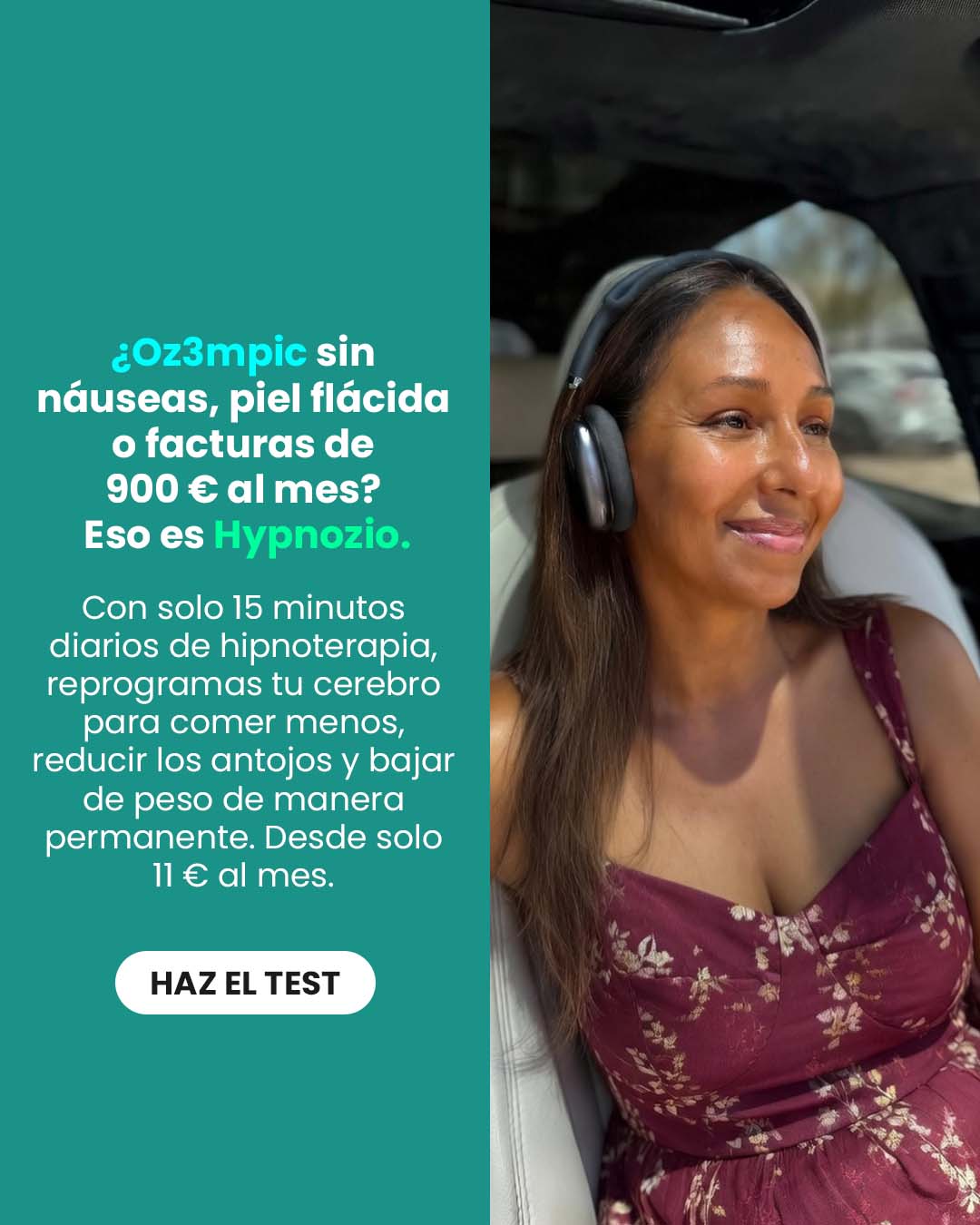 Hypnozio: power of hypnotherapy Facebook ad