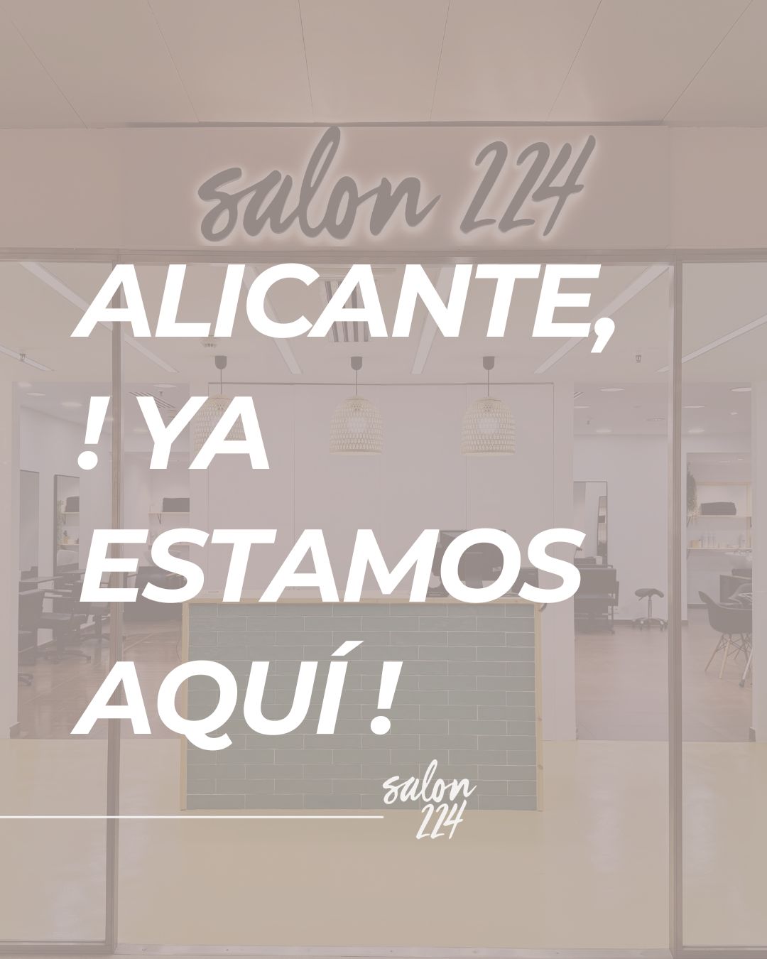 SALON 224 Facebook ad from Jun 1, 2026