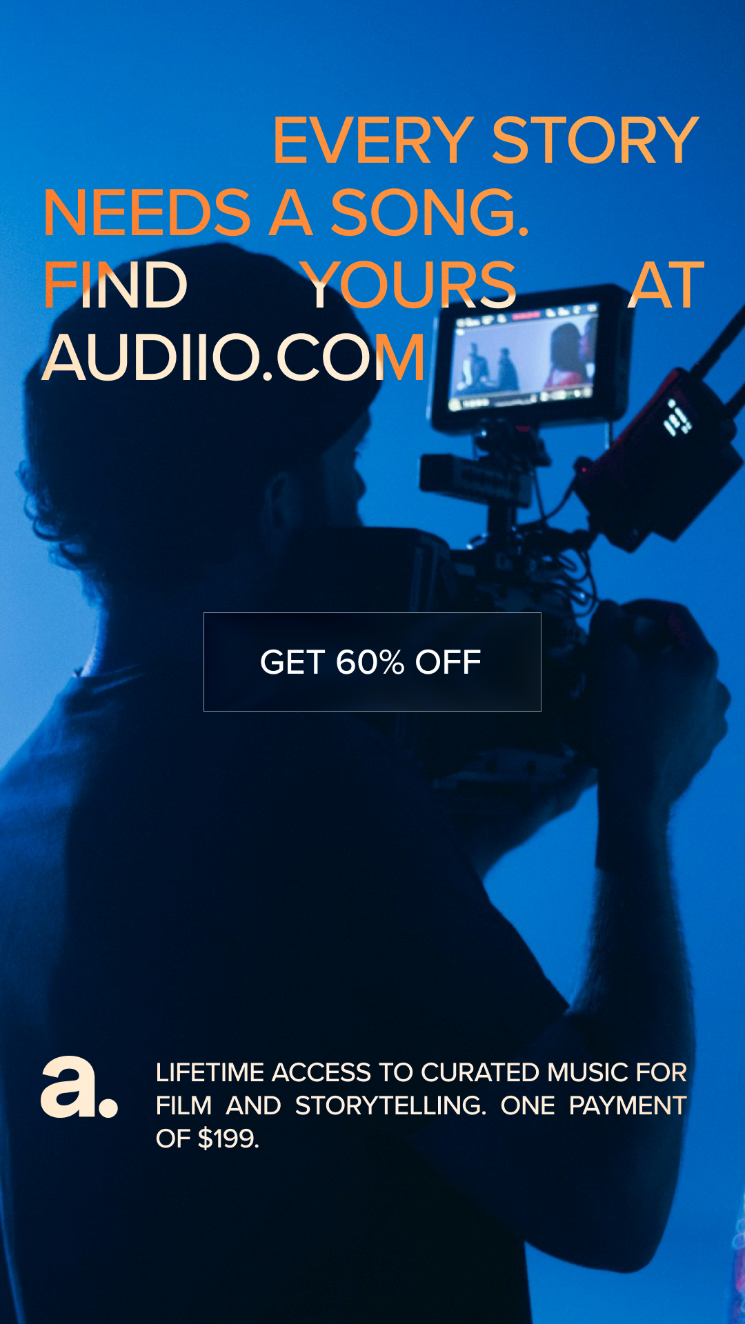 audiio Facebook ad