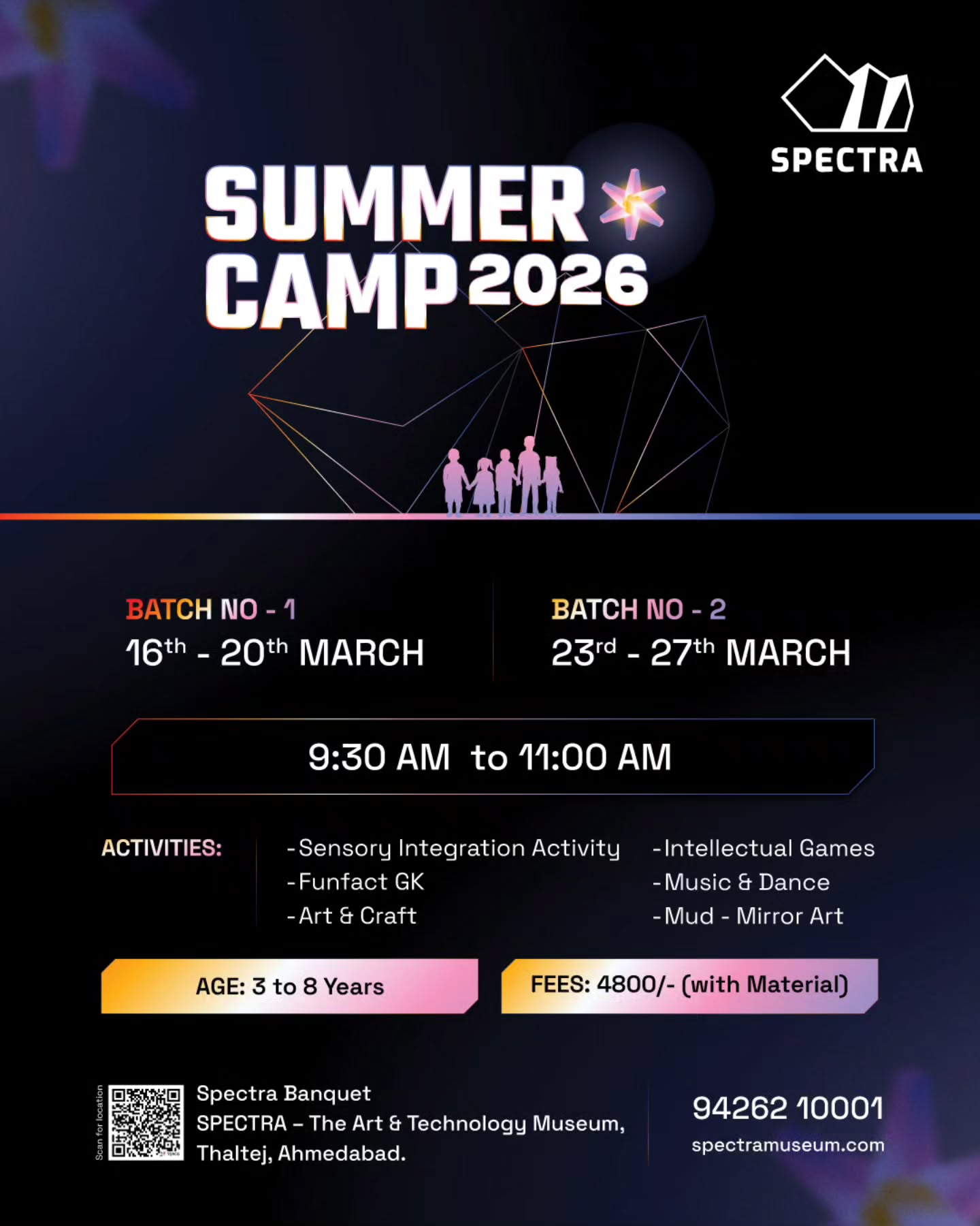 Spectra Museum Facebook ad: This summer, let curiosity take the lead.
