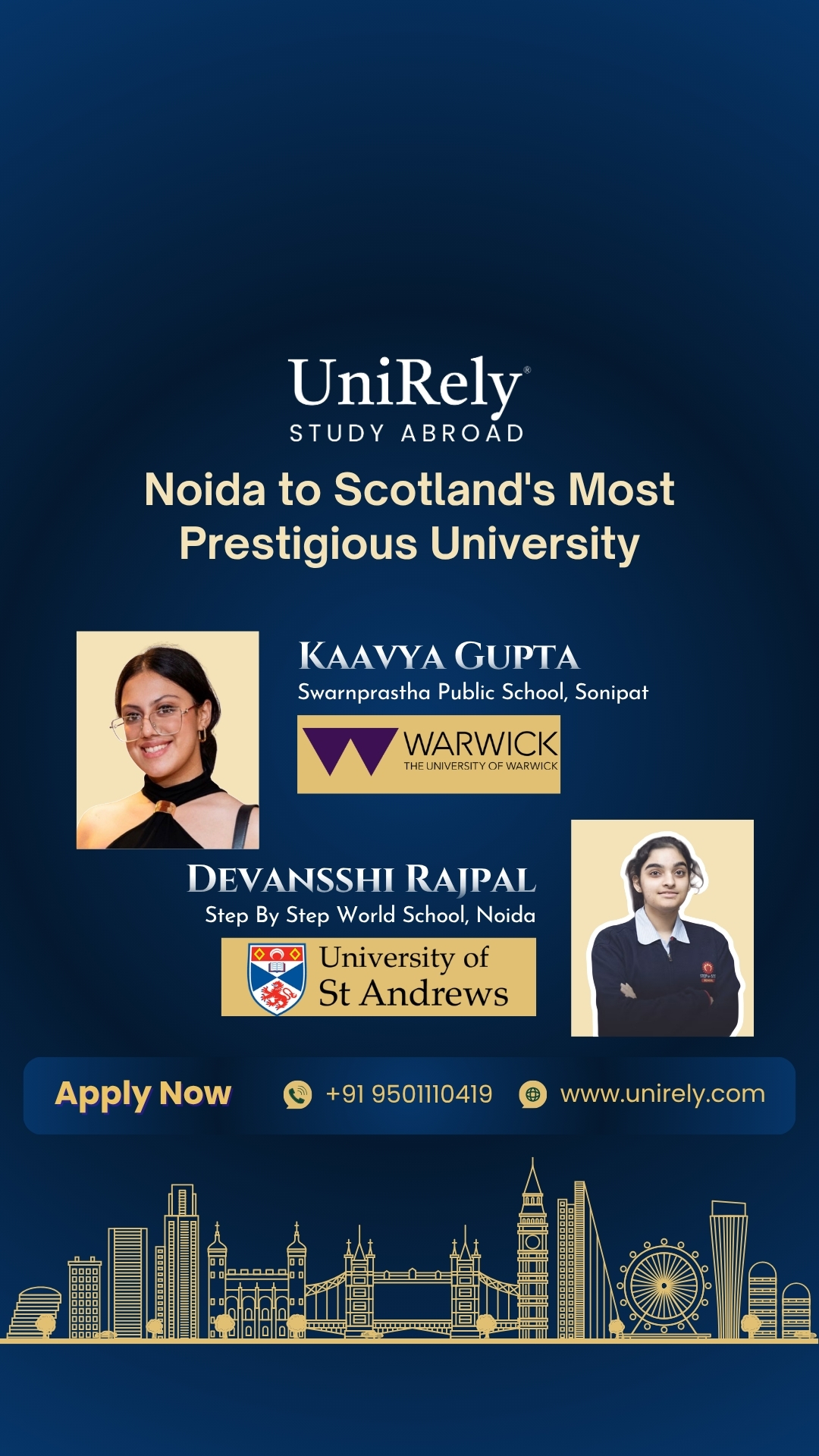 UniRely Study Abroad Facebook ad