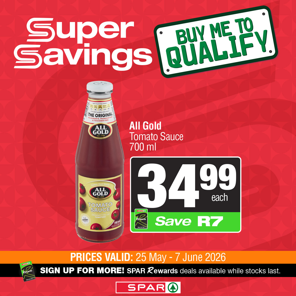 My SPAR Facebook ad