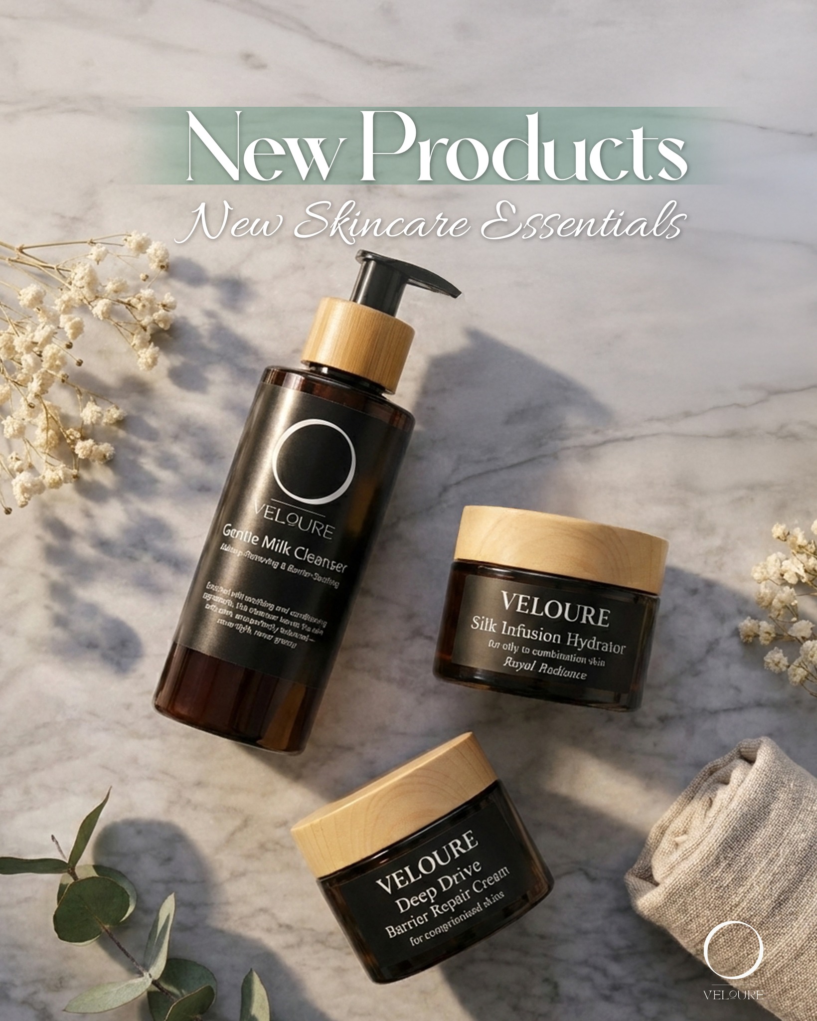 Veloure Skin Facebook ad: Glow Up Starts Here!