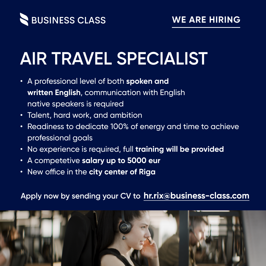 Business-Class.com Facebook ad: Air Travel Specialist