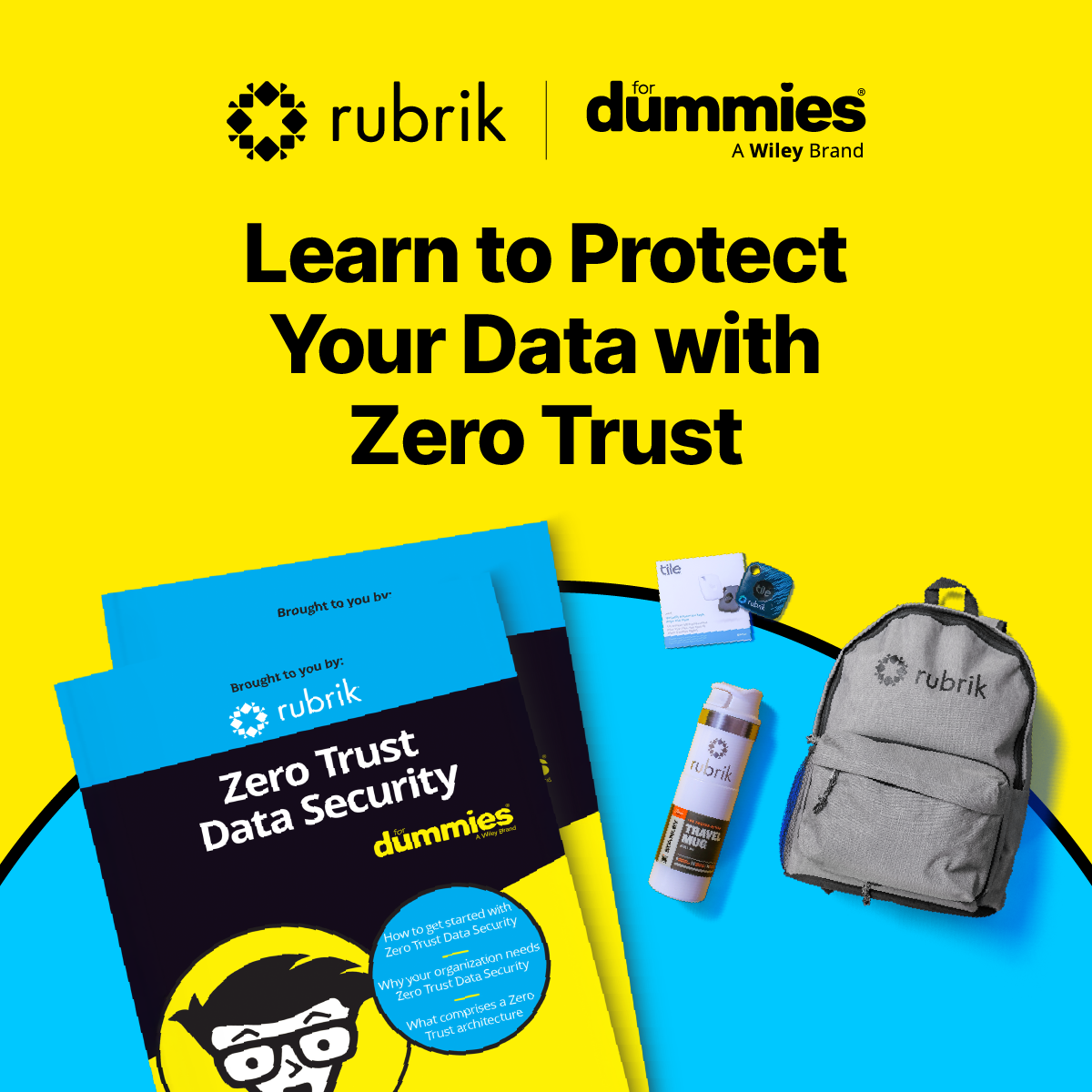 Rubrik Inc. Facebook ad: Meet with us and get free kit!