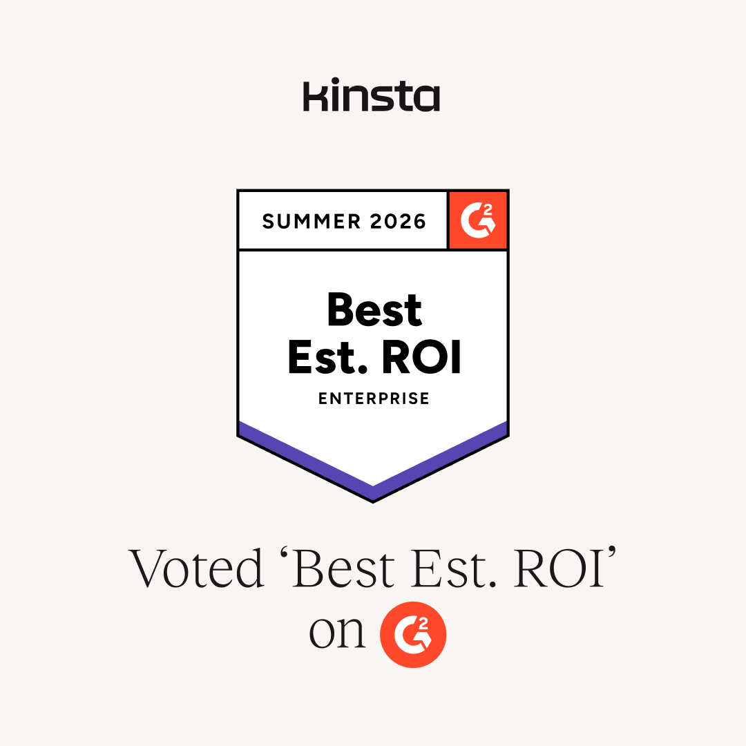 Kinsta Facebook ad
