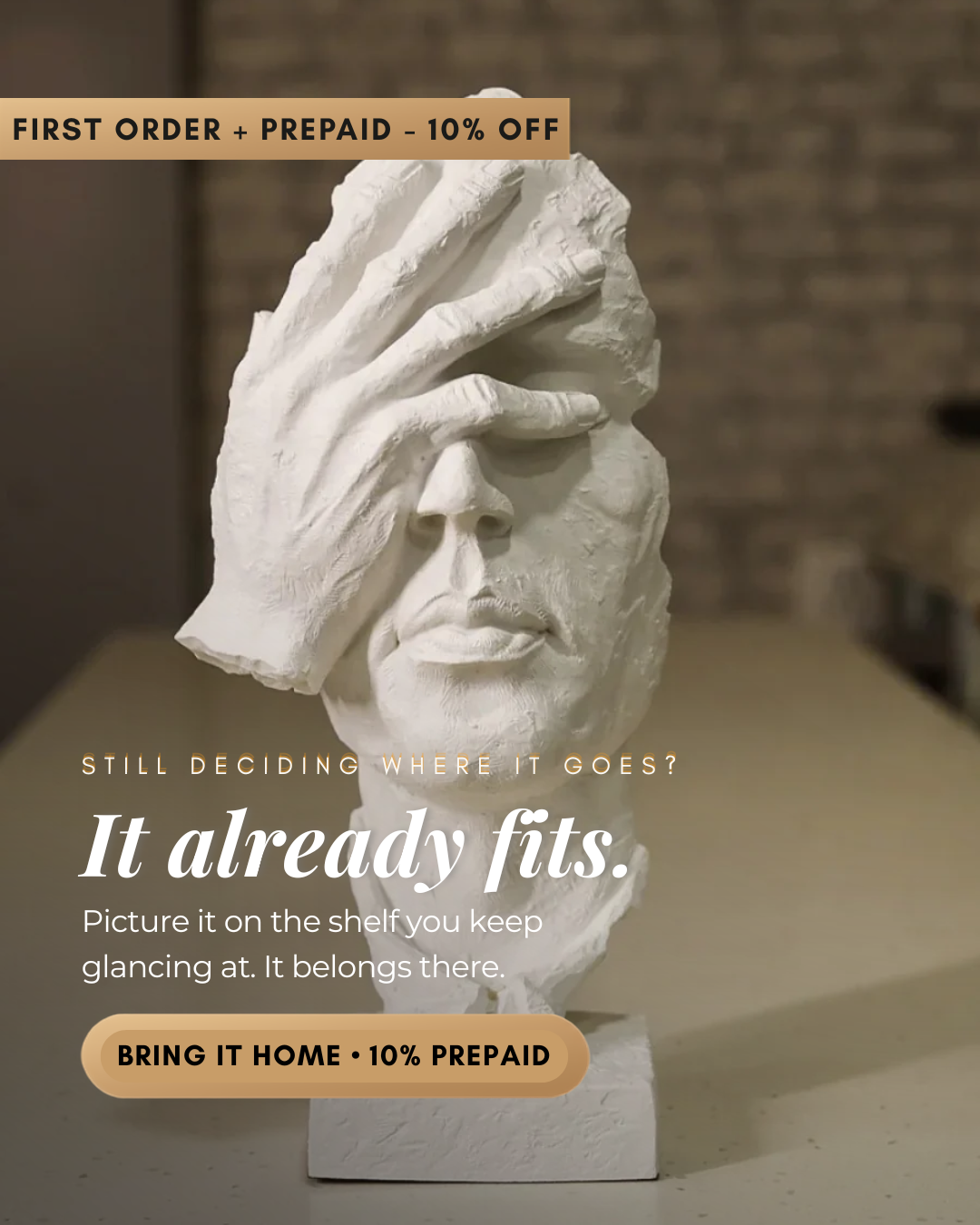 Decorhelm Facebook ad: Still Deciding Where It Goes? (Save 5% + 5% Stacked Today!)