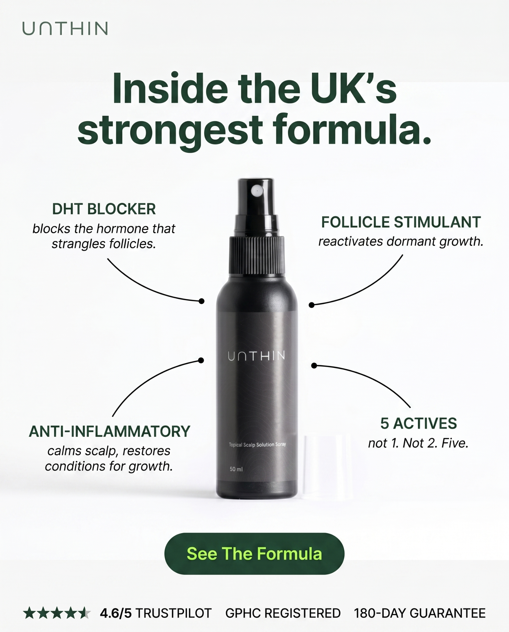 Unthinhair Facebook ad