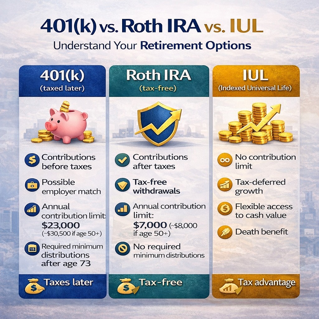 Infinite investments Facebook ad: Get Your IUL Quote Today!