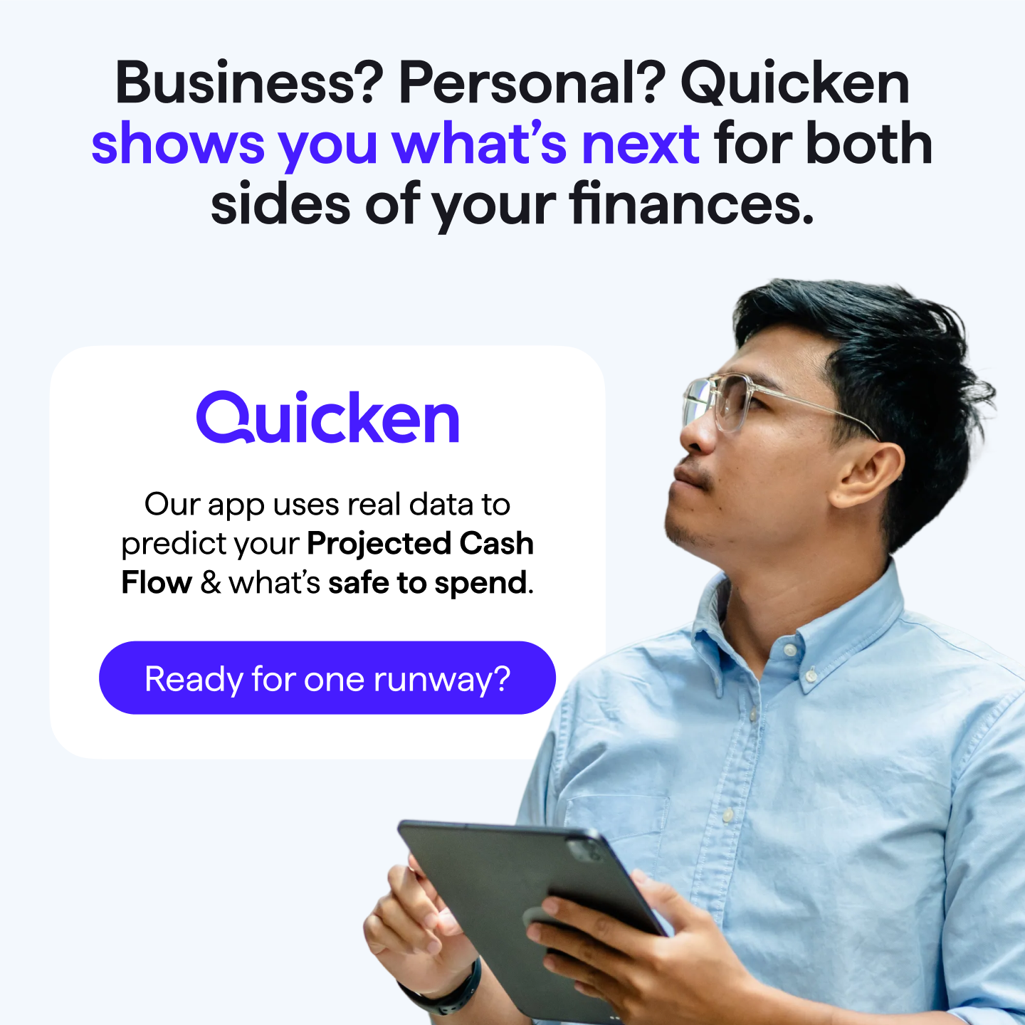 Quicken Facebook ad