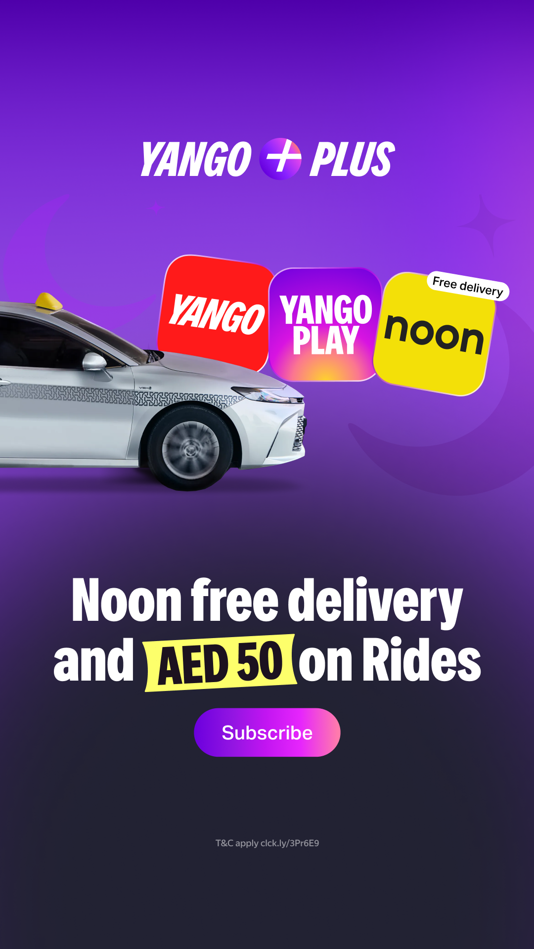 Yango UAE Facebook ad
