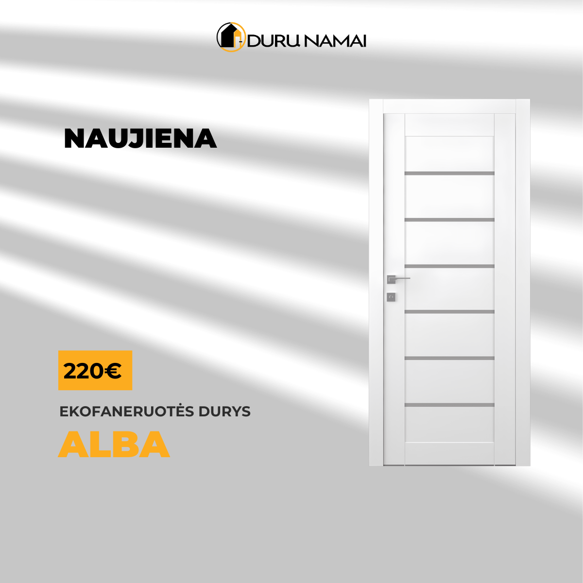Durų namai Facebook ad