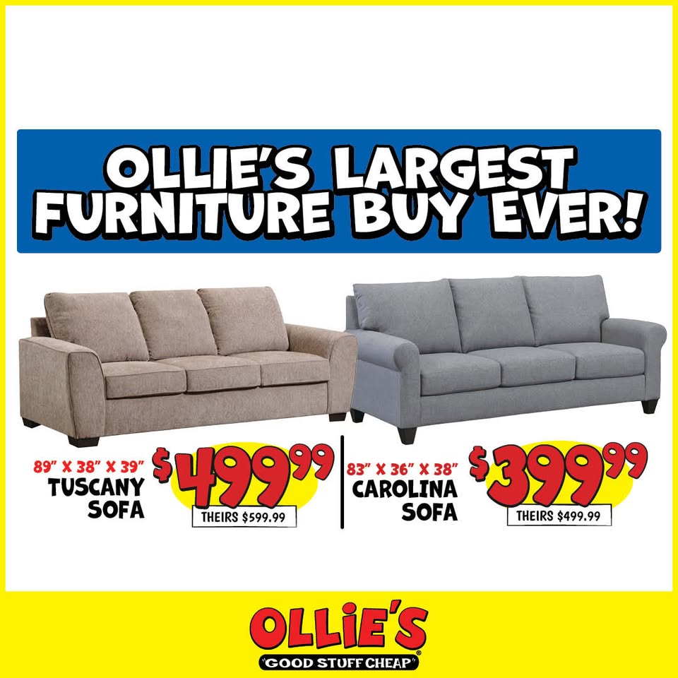 Ollie's Facebook ad