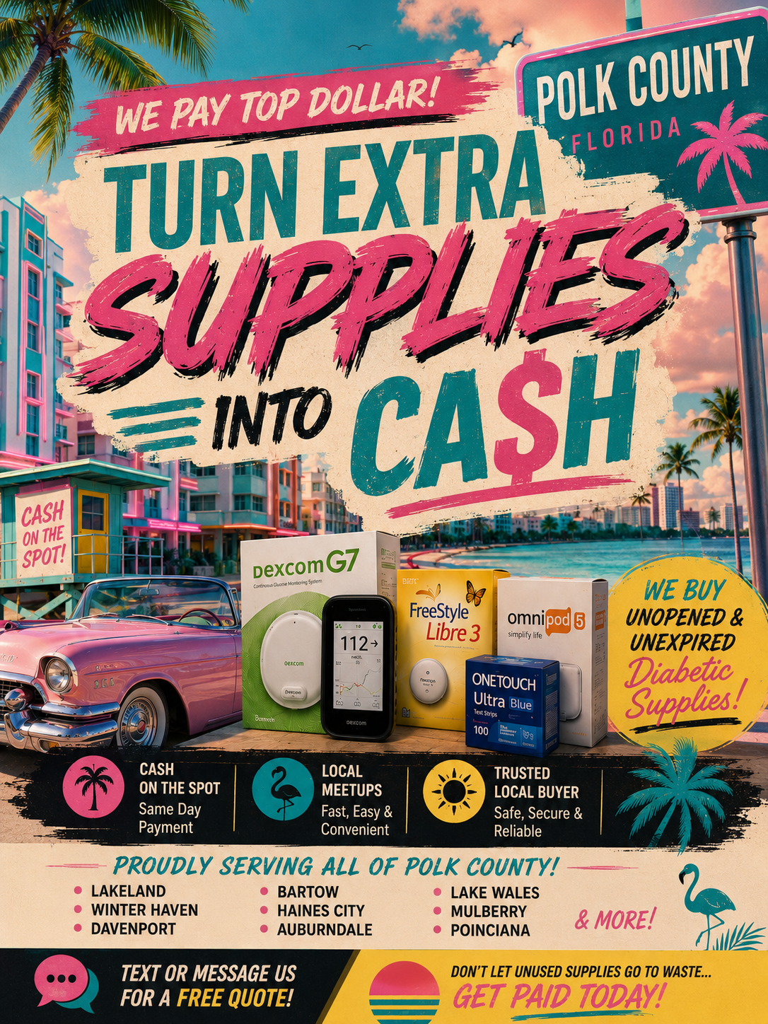 Test Strip Depot- Cash For Diabetic Supplies  Facebook ad