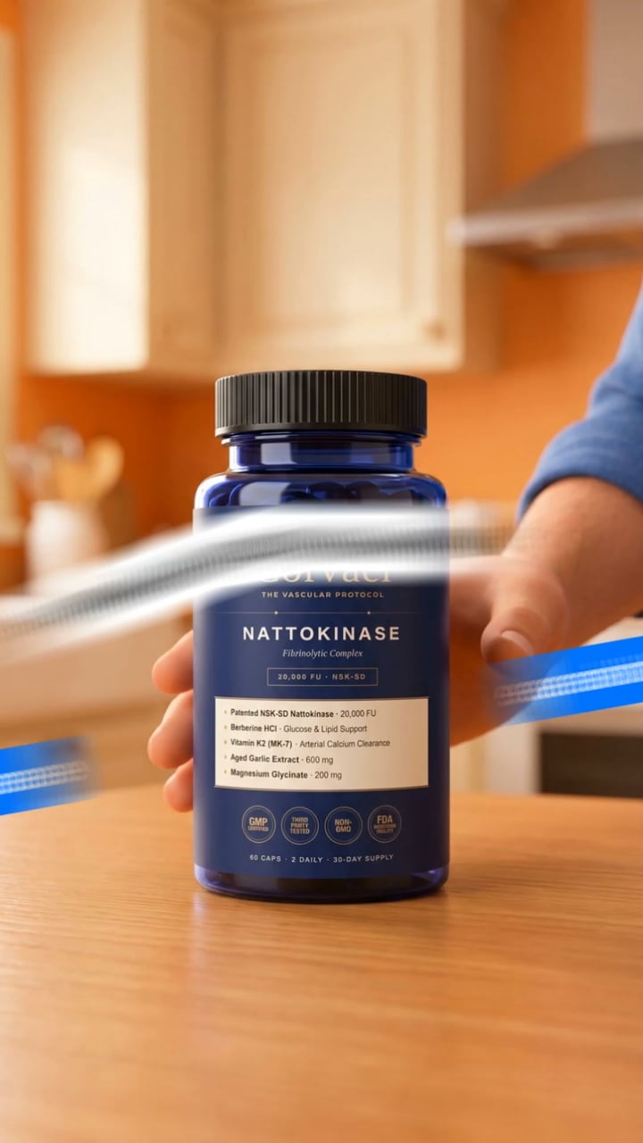 Healthy Aging Heroes Facebook ad: Dissolve The Fibrin Your Doctor Won't
